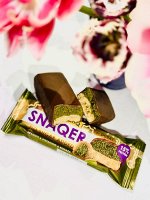 Батончик глазированный &quot;SNAQ FABRIQ&quot; С фисташкой и хрустящим тестом 50гр.