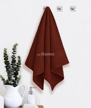 Полотенце махровое 40*70 "Косичка" Шоколад