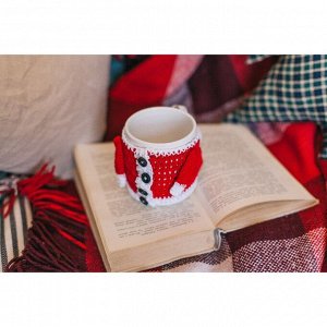 Чехол для кружки «Новогоднее настроение», набор для вязания, 12 - 10 - 4 см