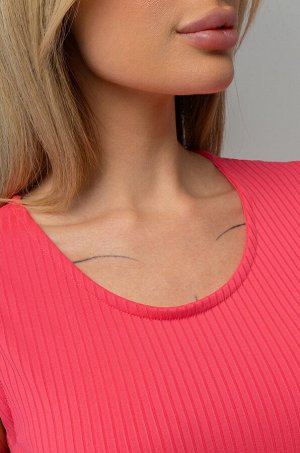 Женское платье в рубчик Happyfox