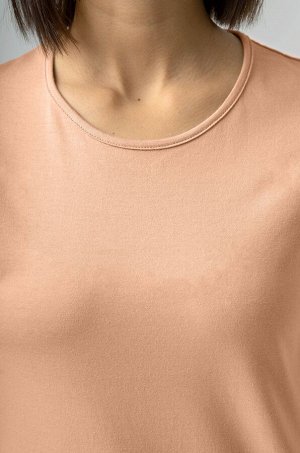 Однотонное женское платье-футболка Happyfox