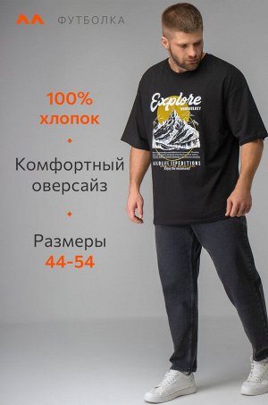 Мужская футболка оверсайз Happyfox