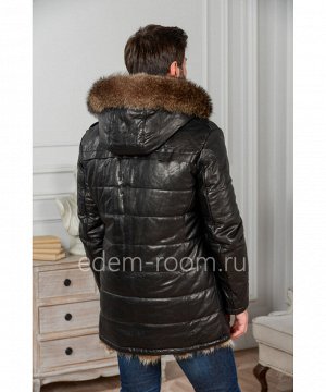 Кожаная куртка - дубленка на тосканеАртикул: VR-2029-2-EN