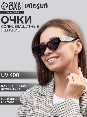 Очки солнцезащитные женские OneSun, uv 400, дужка 14.5 см, ширина 14.7 см, линза 3.2x5.5 см