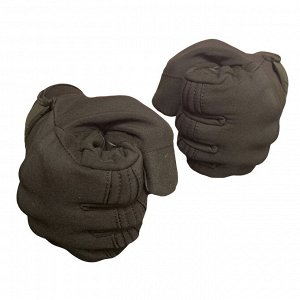 Тактические перчатки на утеплителе – выносливый неопрен, термопластичный каучук, защитные костяшки №51