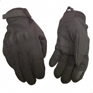 Тактические перчатки на утеплителе – выносливый неопрен, термопластичный каучук, защитные костяшки №51