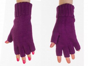 Перчатки Женские вязанные перчатки без пальцев №267