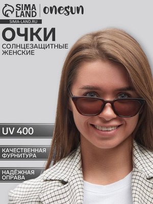 Очки солнцезащитные OneSun, uv 400, дужка 14.5 см, ширина 14.5 см, линза 4x6.5 см