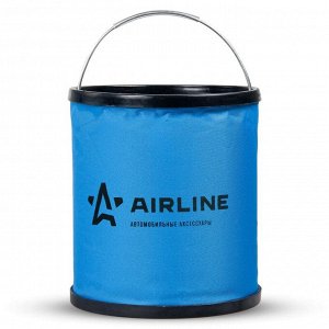 Ведро складное Airline, прорезиненное, Ø24см, 11л, синее, арт. AB-O-01