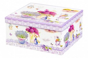 Чайная пара 2 пр. 300 мл "Лаванда" на ножке, NEW BONE CHINA