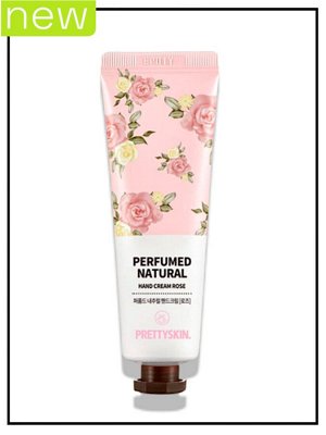 Крем для рук парфюмированный с экстрактом розы, 30 мл / PrettySkin Hand Cream Perfumed Natural Rose