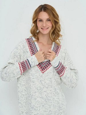 VAY / Платье женское 12913/9800550/2100 вечерний иней/т синий/алый