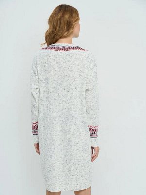 VAY / Платье женское 12913/9800550/2100 вечерний иней/т синий/алый