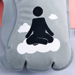 Подушка надувная «Я медитирую» 21 х 30,5 см