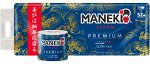 Maneki Бумага туалетная &quot;Maneki&quot; OCEAN 3 слоя, 280 л., 39.2 м, гладк., бел. с аром. океан.бриза, 10 р/упак