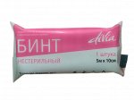 Бинт медицинский 5*10 &quot;Wiseman&quot; из нетканого материала с неосыпающимися краями нестерильный, индивидуальная упаковка, Россия