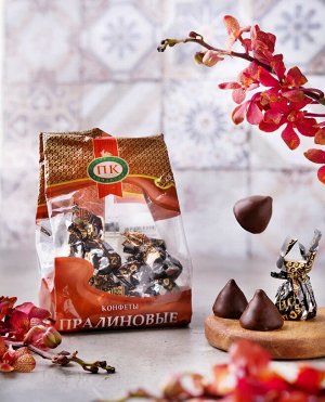 Конфеты "Ход конём" типа пралине глазированные в/п 1/200