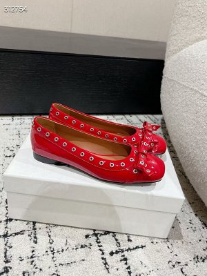 Балетки женские кожаные