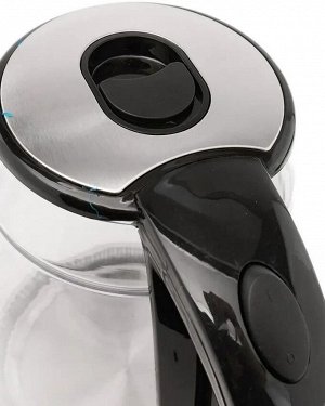 Чайник электрический 1500Вт стекло GOODHELPER KPG-1800, 1,8л