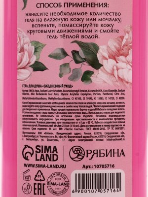 Подарочный набор «прекрасной», гель для душа, 250 мл и бомбочки для ванны, 4x40 Чистое счастье