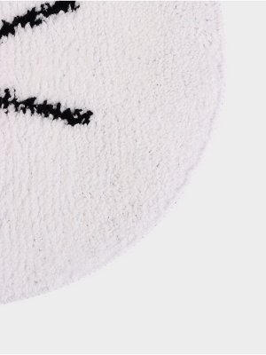 Коврик Доляна White Cat, 50.5?61 см, ворс 1.5 см, микрофибра, белый