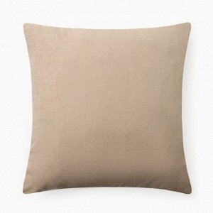 Чехол на подушку Этель Soft 43*43см, цв.бежевый