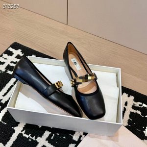 Балетки женские кожаные