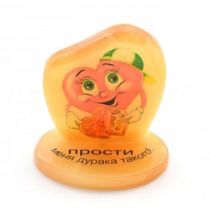 Оберег из селенита "Прости меня дурака такого!"  50*30*60мм.