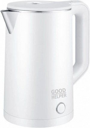 Чайник электрический с эффектом термоса 1800Вт белый GOODHELPER KPS-186C 1,8л