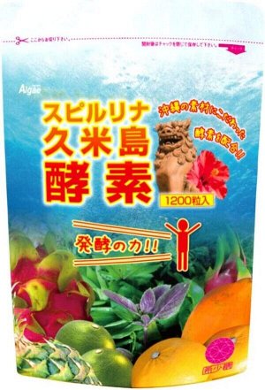 Спирулина и ферментированный комплекс 80 растений Spirulina Kumejima Enzyme Algae