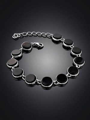 Яркий браслет из натурального вишнёвого янтаря «Фурор»