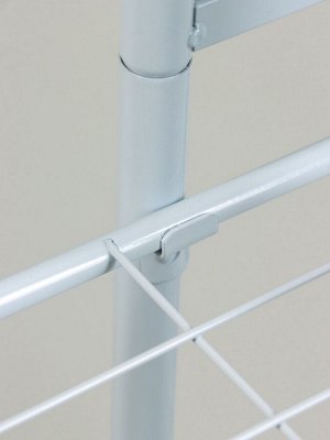 Подставка для цветов Greengo, 8 полок, 43x22x141 см, напольная, металл, белая
