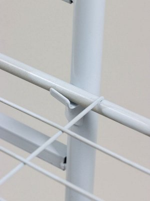 Подставка для цветов Greengo, 3 полки, 43x22x57 см, напольная, металл, белая
