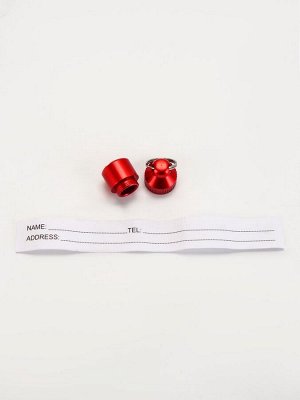 Адресник-капсула под записку "Бочонок", 1,1 х 2,3 см, красный