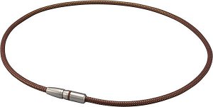 Титановое ожерелье Phiten Х50 RAKUWA Magnetic Titanium Necklace BULLET