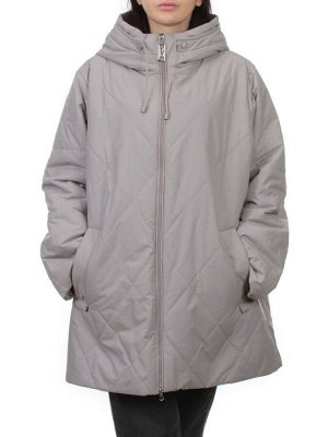 25051 GRAY BEIGE Куртка демисезонная женская (100 гр. холлофайбер)