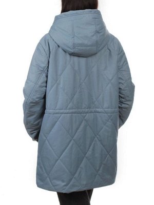 25051 GRAY BLUE Куртка демисезонная женская (100 гр. холлофайбер)