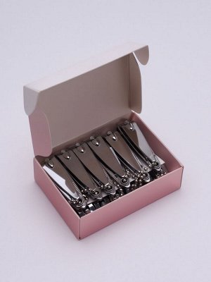 Кусачки книпсер маникюрные, с пилкой, 5.5 см, фасовка 12 шт, в коробке