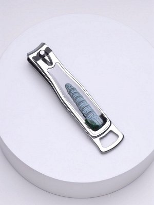 Кусачки - книпсер педикюрные, с пилкой, 7.5 см, МИКС