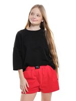 Шорты для девочки подростковые (152-164см) 22-7634-2(4) красный