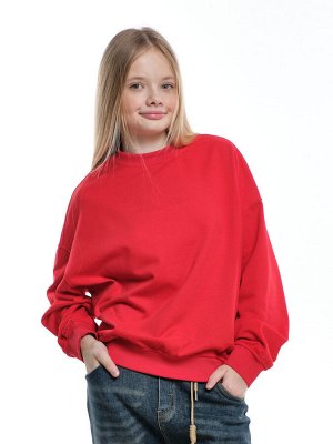 Свитшот базовый однотонный (152-164см) 22-7664-6(4) красный