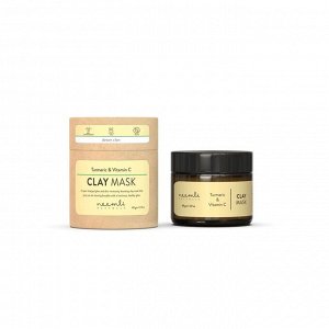 NEEMLI NATURALS Turmeric and Vitamin C Clay mask Глиняная маска для лица с экстрактом куркумы и витамином С 60г