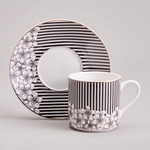 Элегантный кофейный набор "Top Style" на 6 персон, 12 предметов, 180 мл, 1 шт.