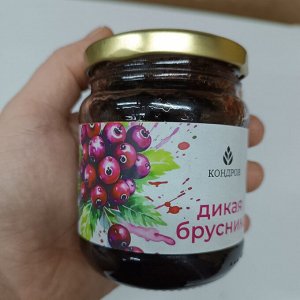 Варенье из брусники, 300 гр.