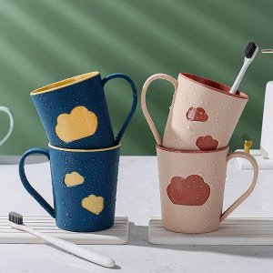 Чашка для зубных щеток / Стакан с ручкой для зубных щёток