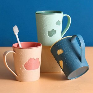 Чашка для зубных щеток / Стакан с ручкой для зубных щёток