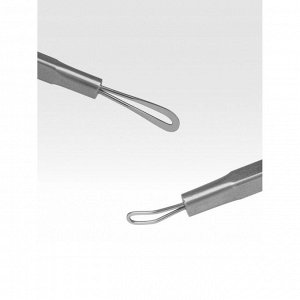 Frau Finger Петля косметологическая двусторонняя / Classic FP-309DP, матовая, 12,5 см