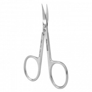 Frau Finger Ножницы маникюрные для кутикулы изогнутые / Professional FSP-112DP, матовые, ручная заточка, 9 см