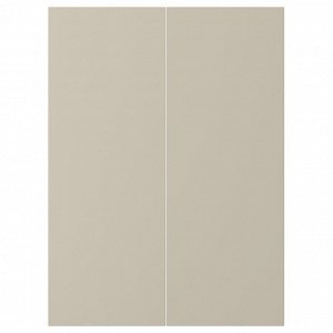 HAVSTORP, комплект угловых шкафов с 2-мя дверцами f, бежевый, 25x70 см