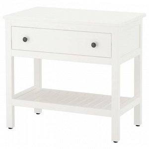 HEMNES, открытый умывальник с 1 выдвижным ящиком, белый, 82x48x76 см